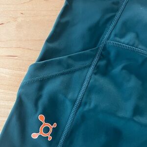 Orange Theory Teal Bike Biker Shorts w Pockets! XL